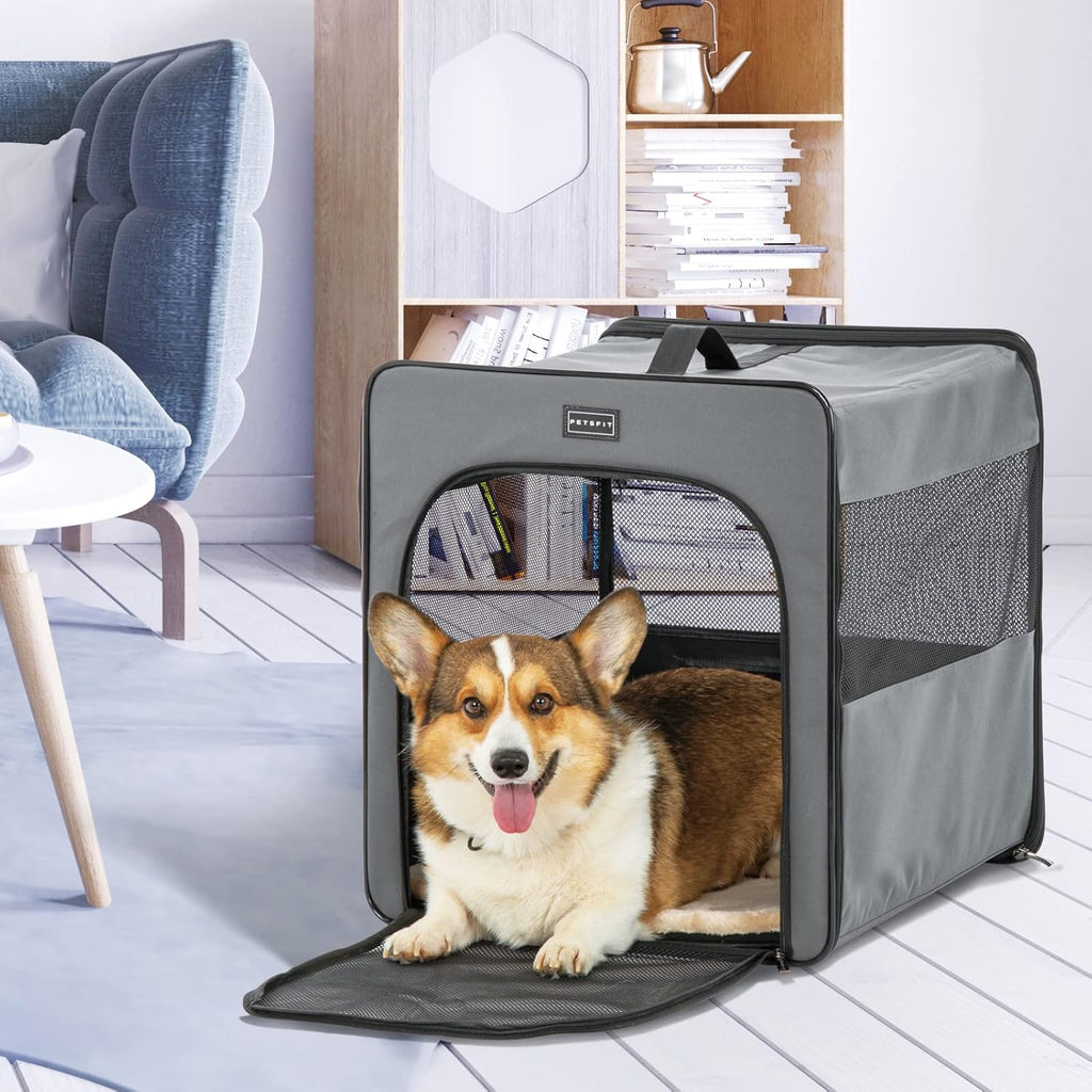 Collapsible Large Dog Travel Crate Y514493