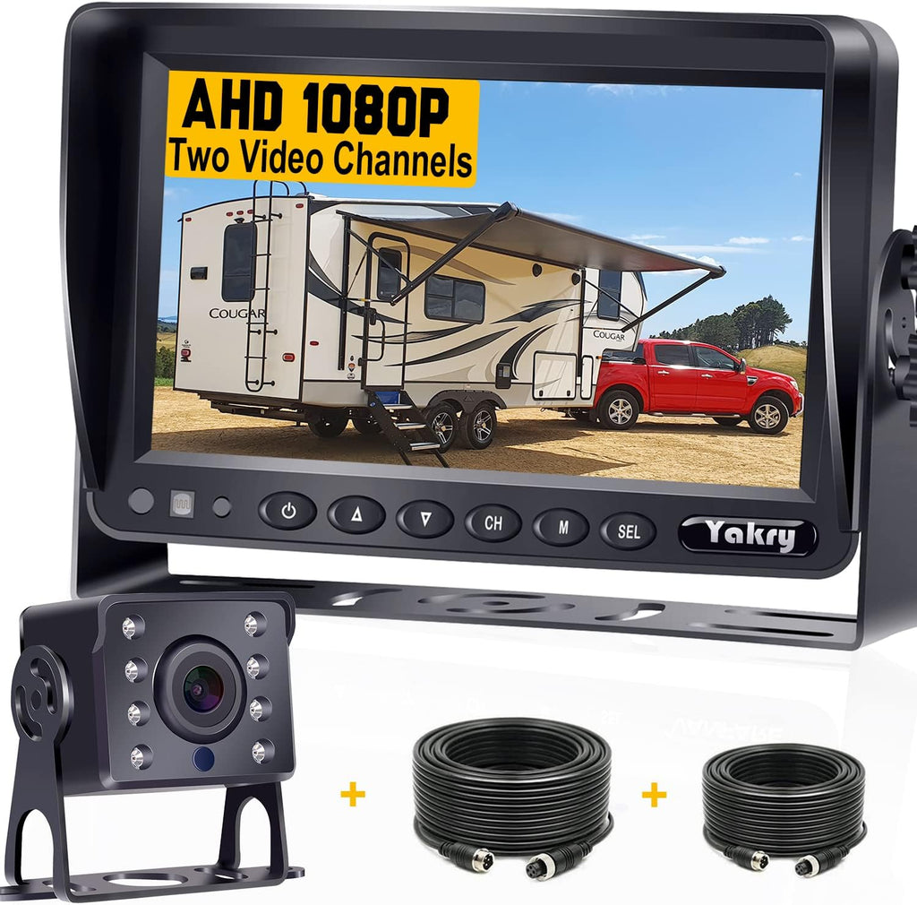 HD 1080P 7 Inch Monitor Backup Camera Kit B614346