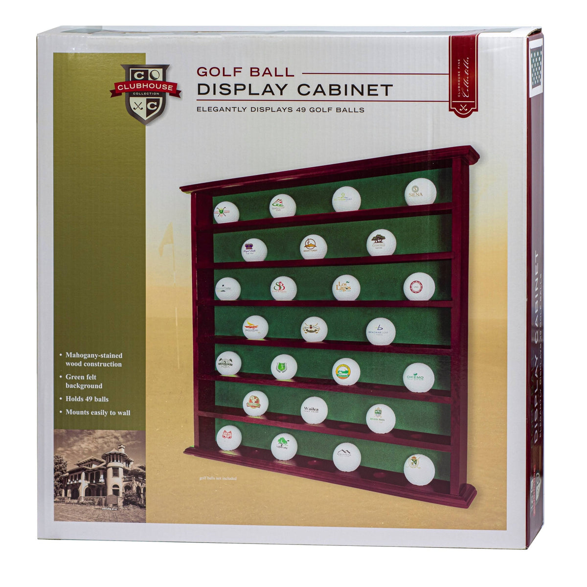Golf Ball Display Cabinet O9128