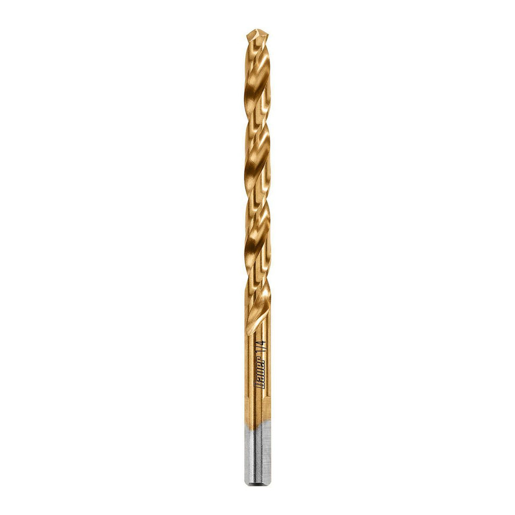 1/4 in. Titanium Drill Bit Set, 4 Piece H79465