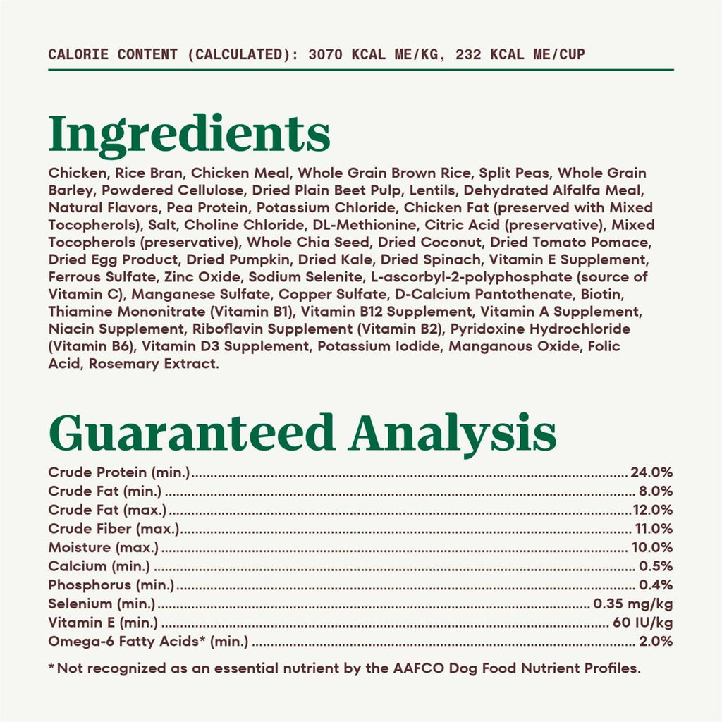 Chicken & Brown Rice Healthy Weight Adult Dry Dog Food M5714