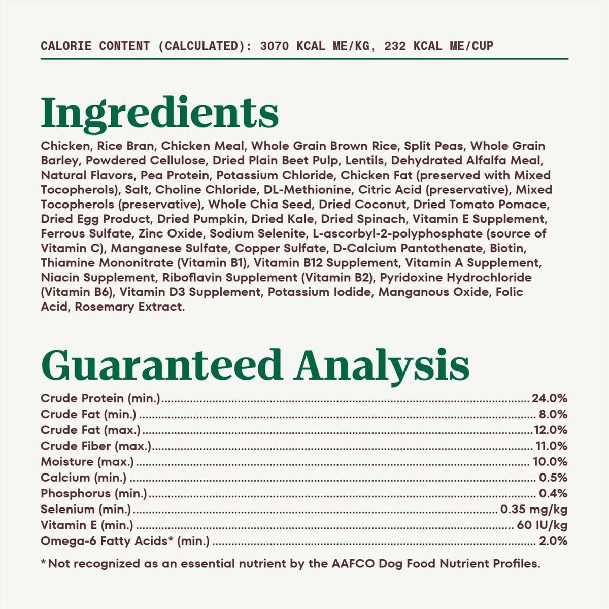 Chicken & Brown Rice Healthy Weight Adult Dry Dog Food M5714