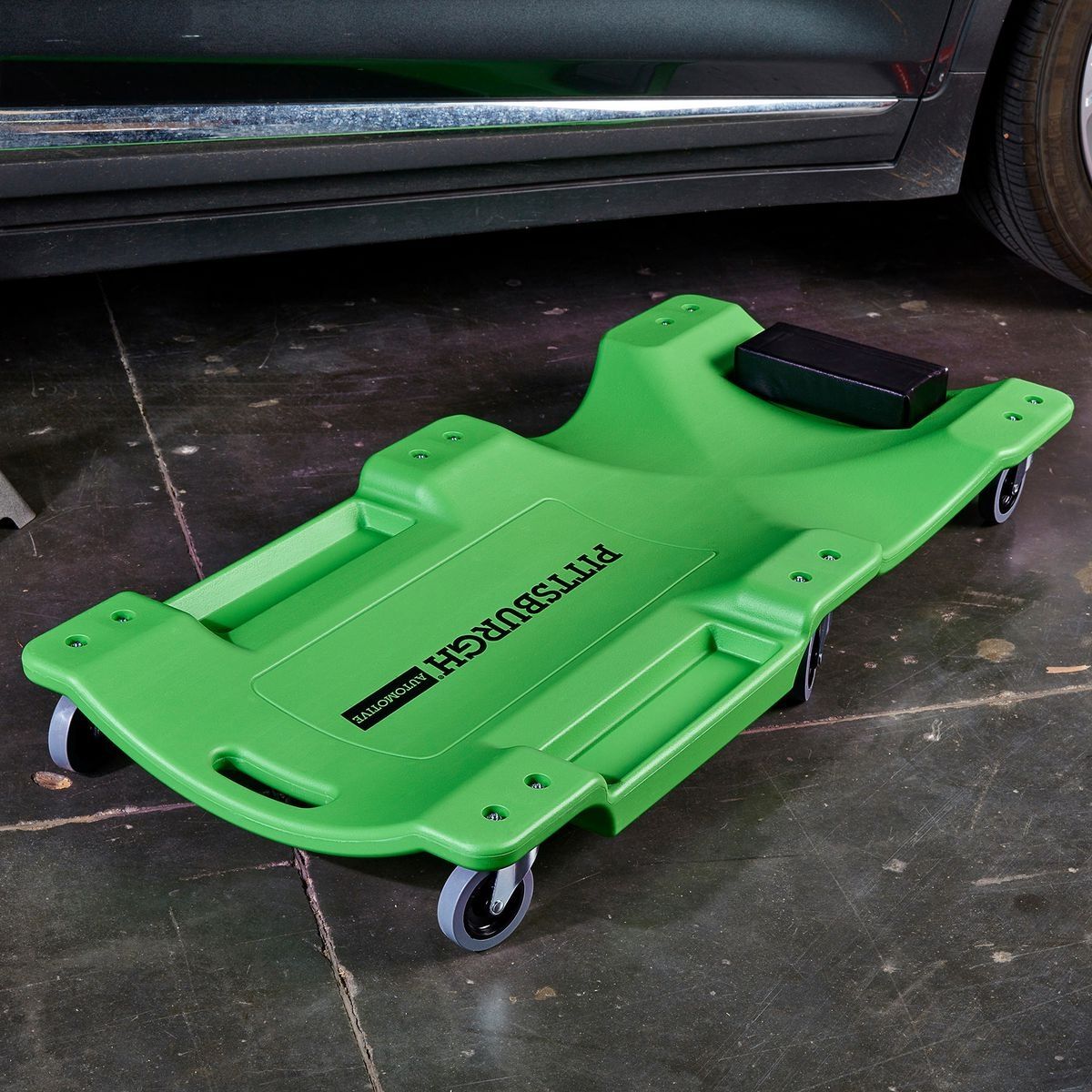 Green 300 lb. Capacity Low-Profile Creeper U79240