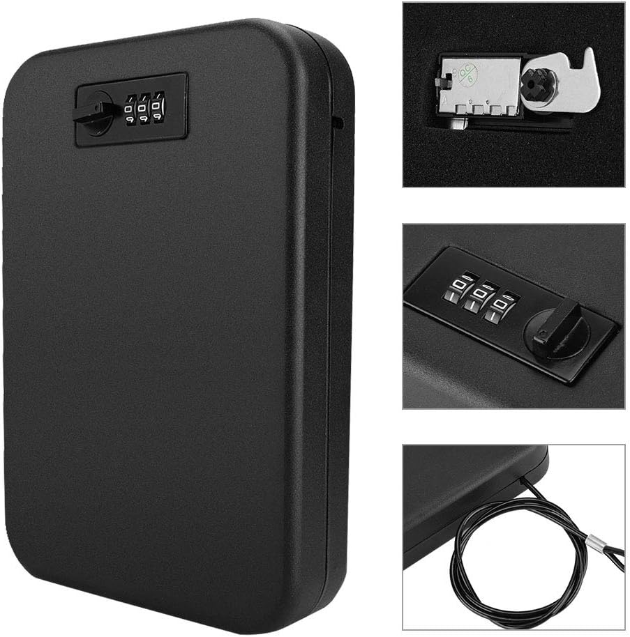 Portable Fireproof Waterproof Security Case with Key Lock S6692