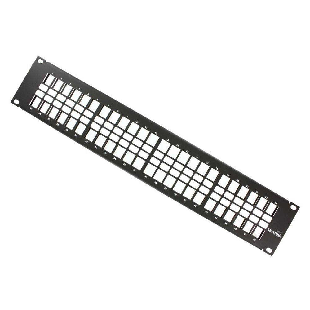 48 Ports Black Patch Panel M291144