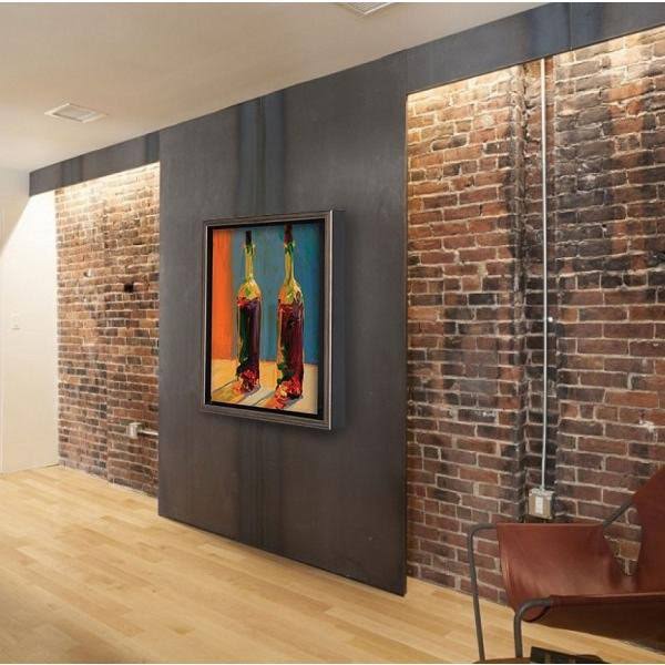 Black Wood Floater Frame 20x24 W6464