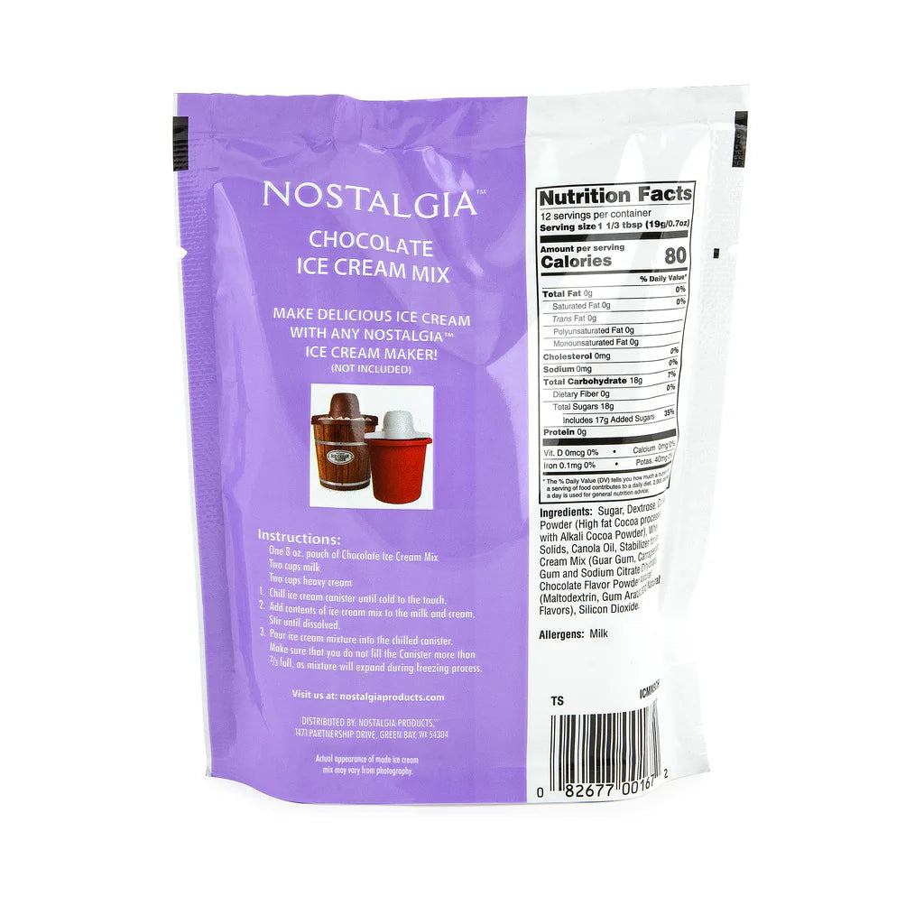 2-Quart Ice Cream Starter Mix 8-Pack K32240
