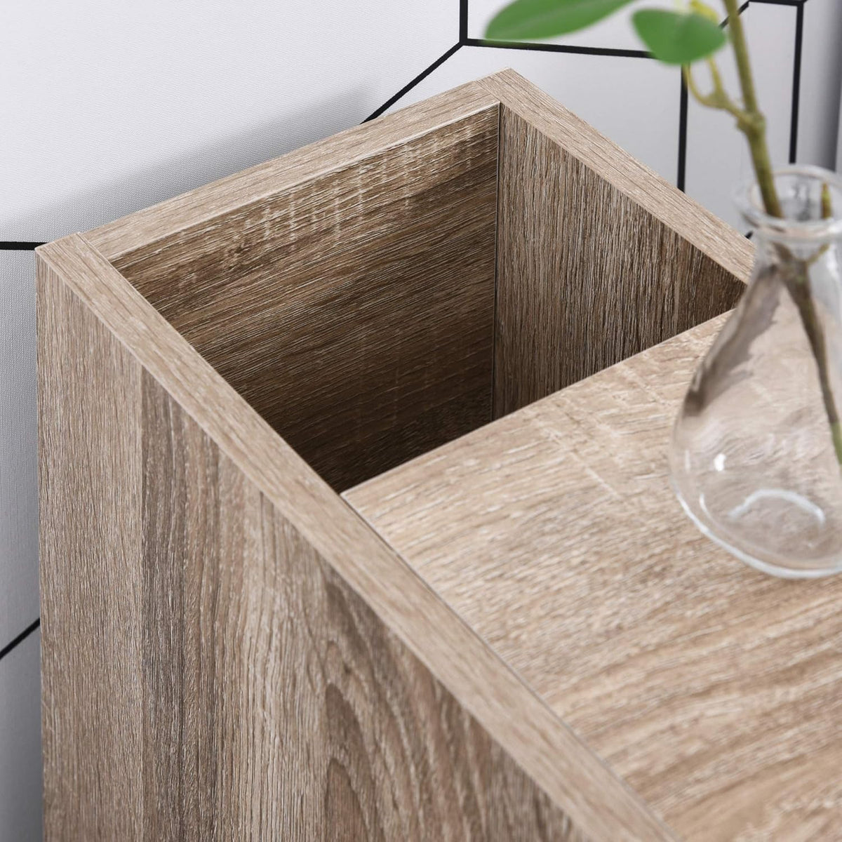 Freestanding Bathroom Cabinet with 4 Rolling Wheels K87452