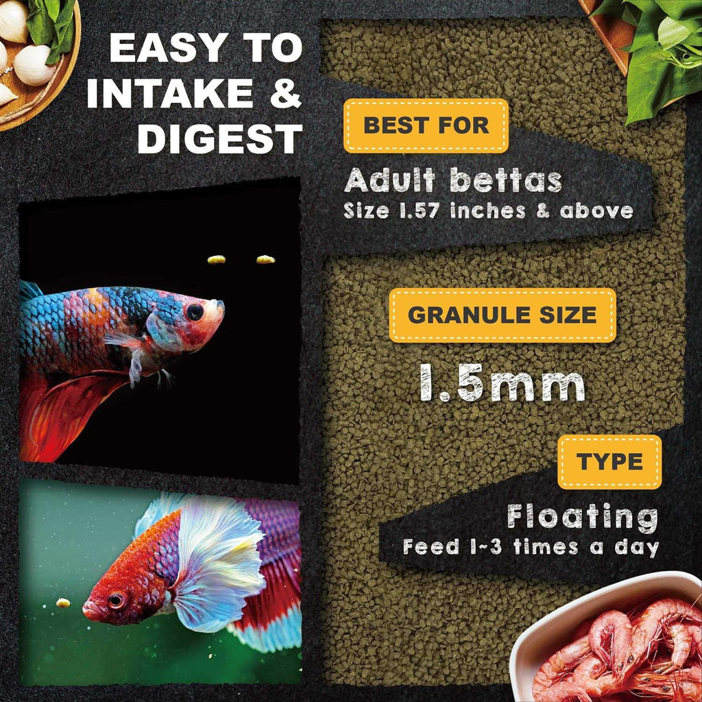 Betta Fish Food Shrimp Patties Q6598
