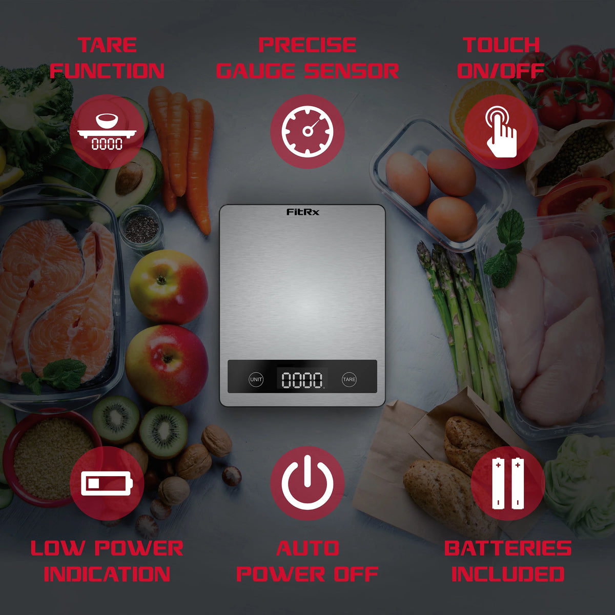 Stainless Steel Digital Food Scale Z76325
