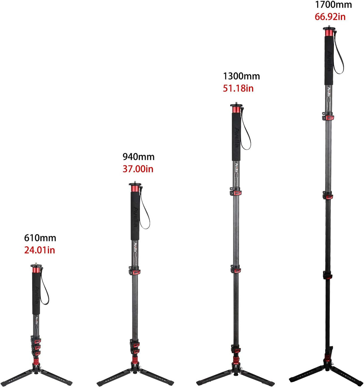 Carbon Fiber 67 Inch Camera Monopod F116926