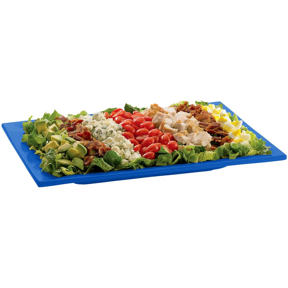 Cobalt Blue Cast Aluminum Rectangular Platter B8803