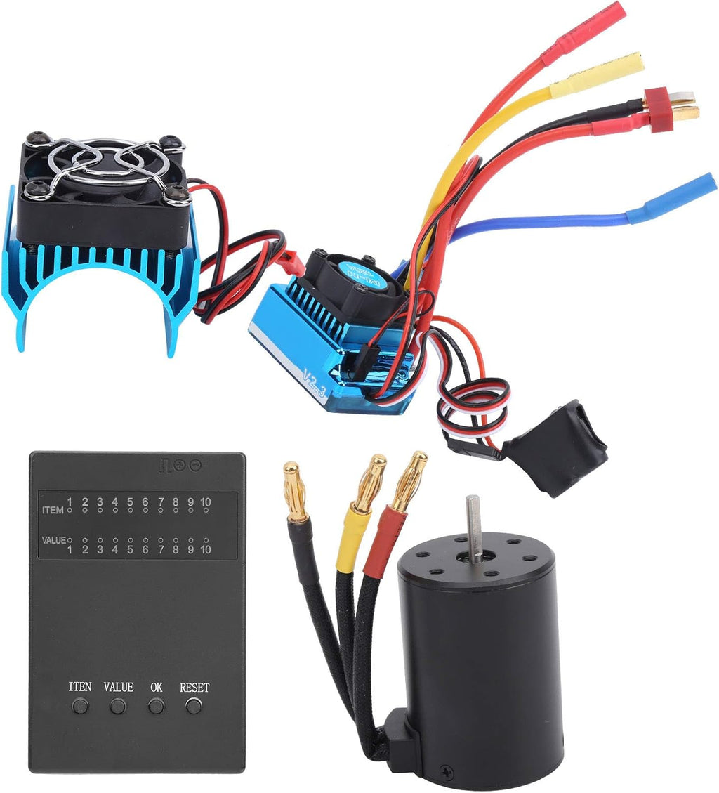 3650 Motor 2300KV 120A Brushless ESC RC Drive System Set G3376