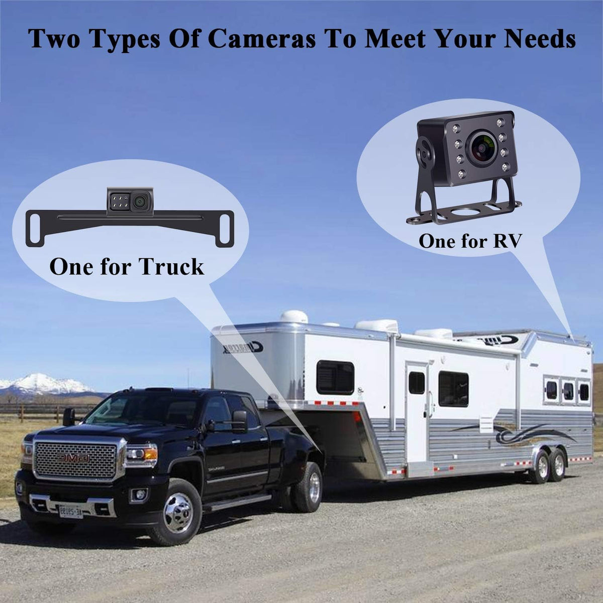 HD 1080P 7 Inch Monitor Backup Camera Kit B614346