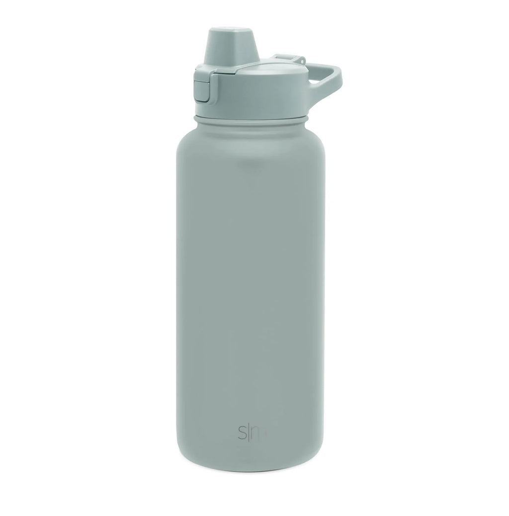32 fl oz Stainless Steel Water Bottle with Straw Lid H475090