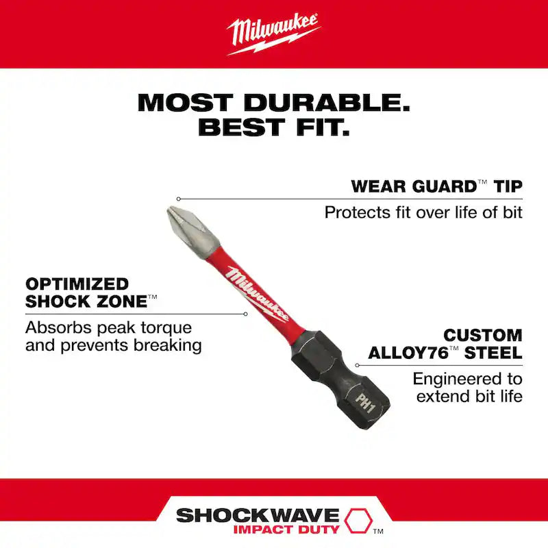 Alloy Steel Screw Driver Drill Bit Set (50-Piece) B6548