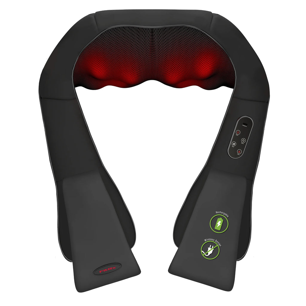 Cordless 3D Shiatsu Neck and Back Massager with Heat N19770