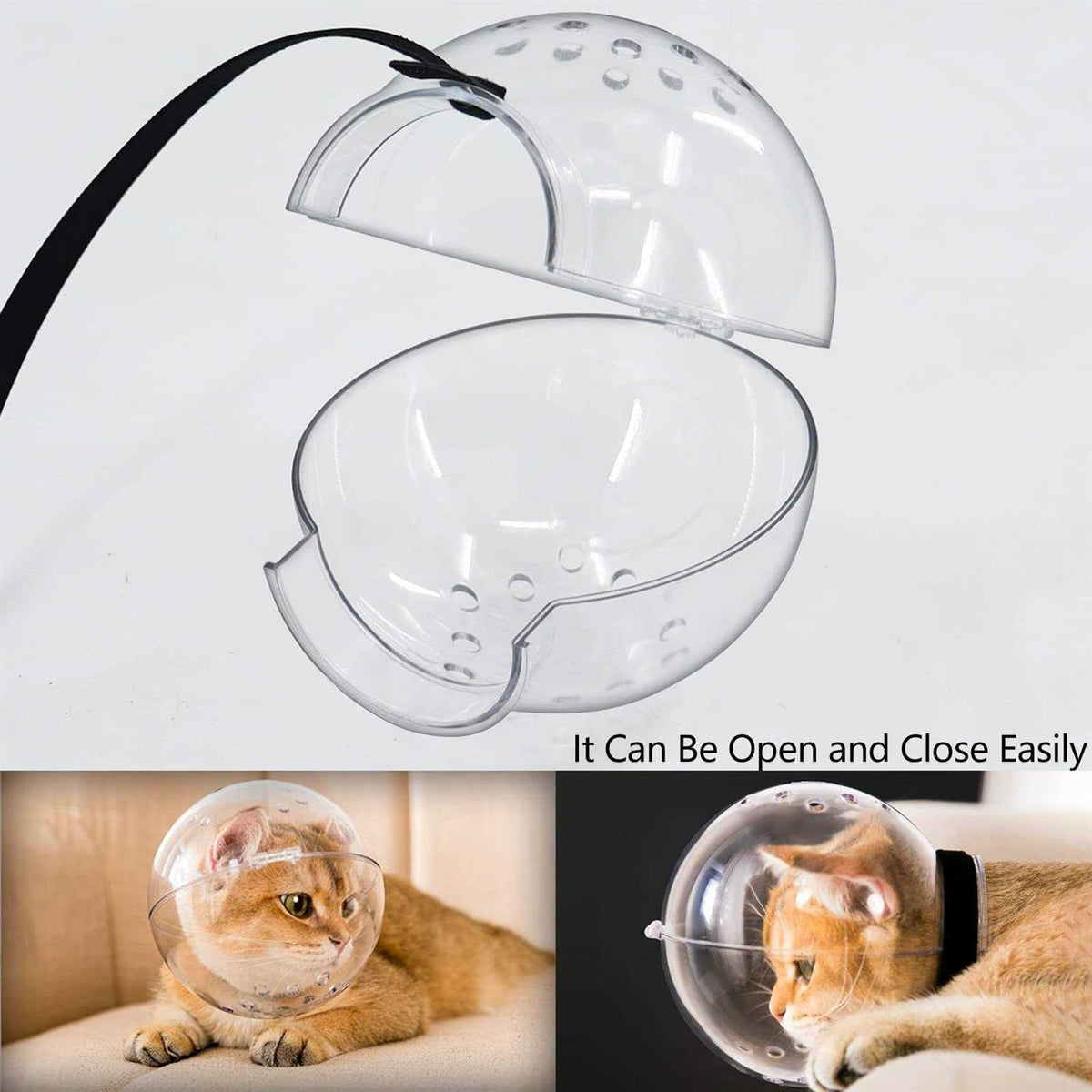 Transparent Breathable Cat Muzzle M Size L6699