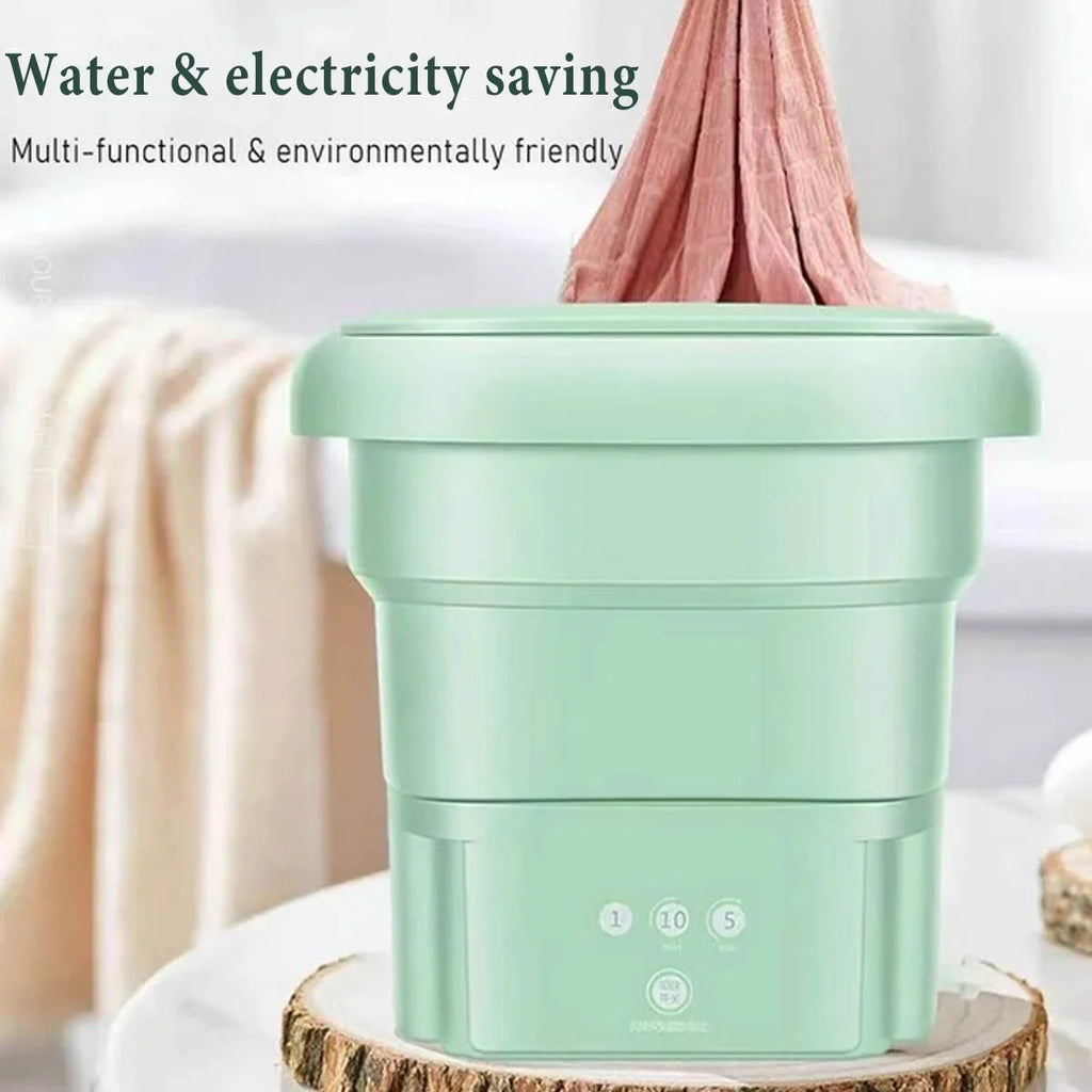 Foldable Mini Washing Machine 3 Speeds Timed Z815754