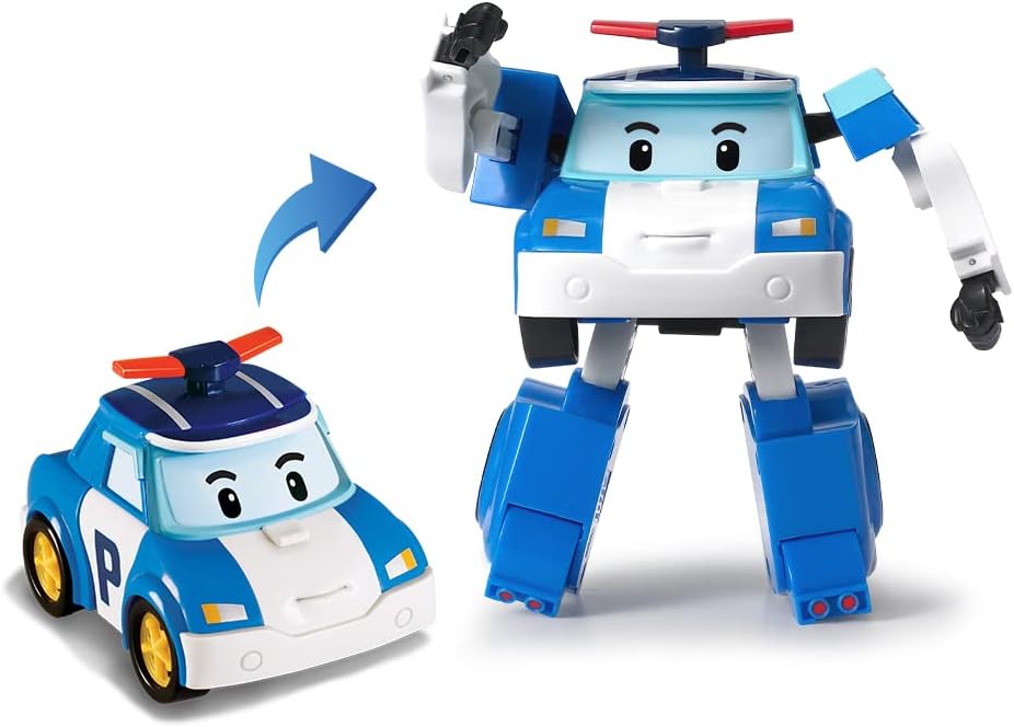 4 Pack Transforming Robot Action Toy Figure O692