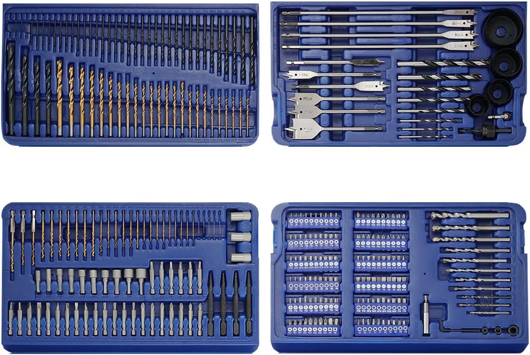 300-Piece Drill and Driver Accessory Set with Storage Case Y38382