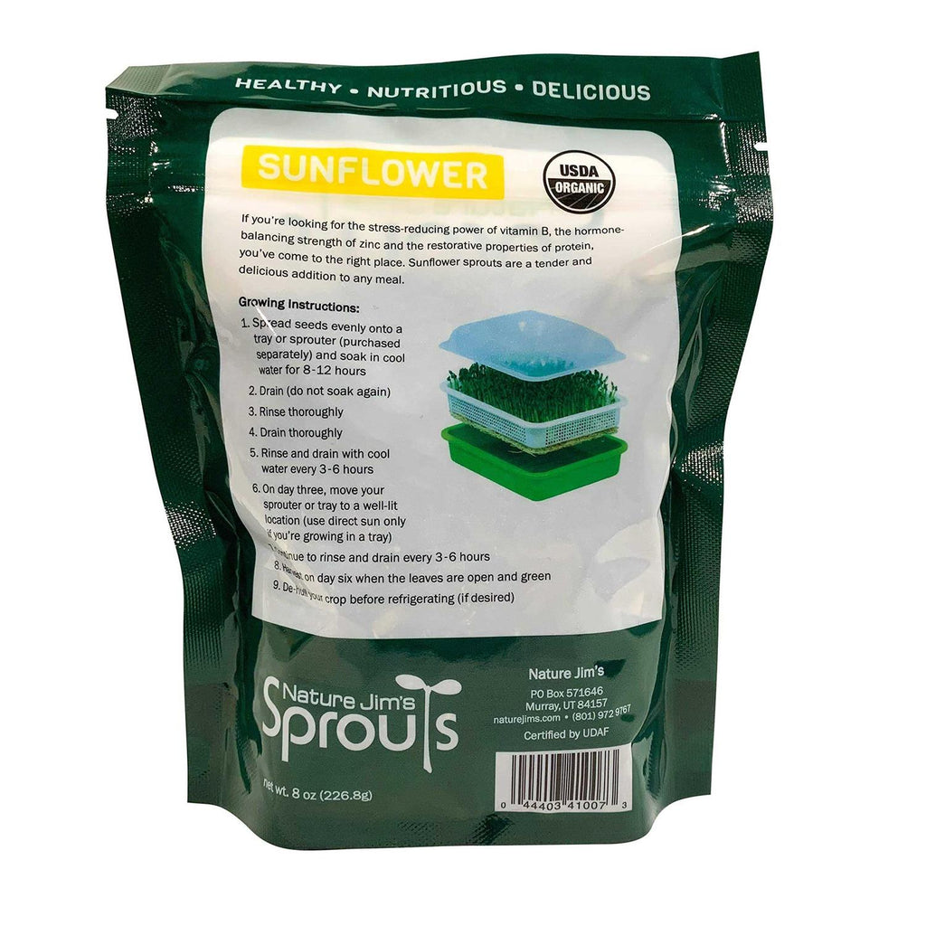 Certified Organic Black Oil Sunflower Seeds J78628
