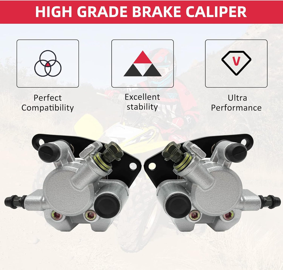 Front Left Right Brake Calipers H297