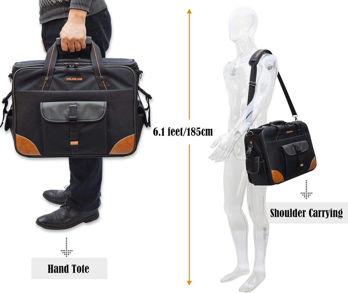 Electrician Tool Bag with 88 Pockets K84387