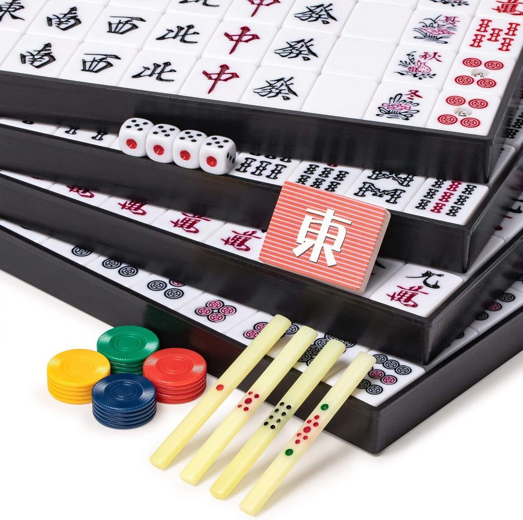Japanese Riichi Mahjong Set with Vinyl Case S102783