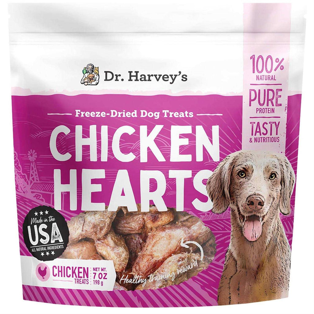Freeze Dried Chicken Hearts Dog Treats G6108
