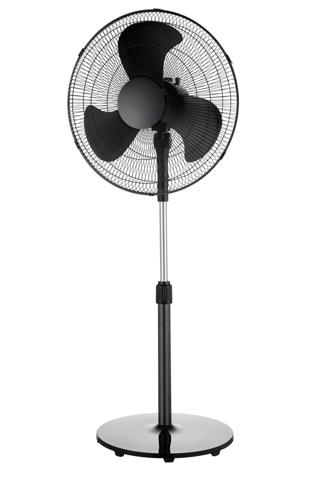 3-Speed Oscillating Pedestal Fan with Tilt Adjustable Head, Black K1765