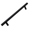 6-1/4 in. Center Matte Black Cabinet Bar Pull, Pack of 25 V708282