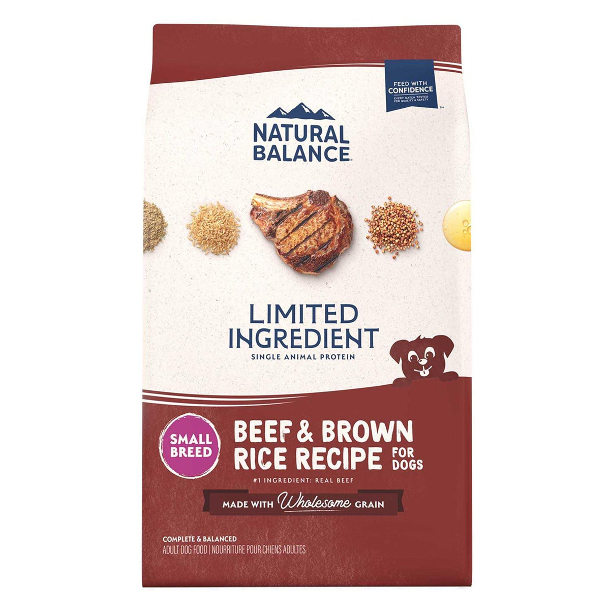 Beef & Brown Rice Limited Ingredient Small Breed Dry Dog Food J628