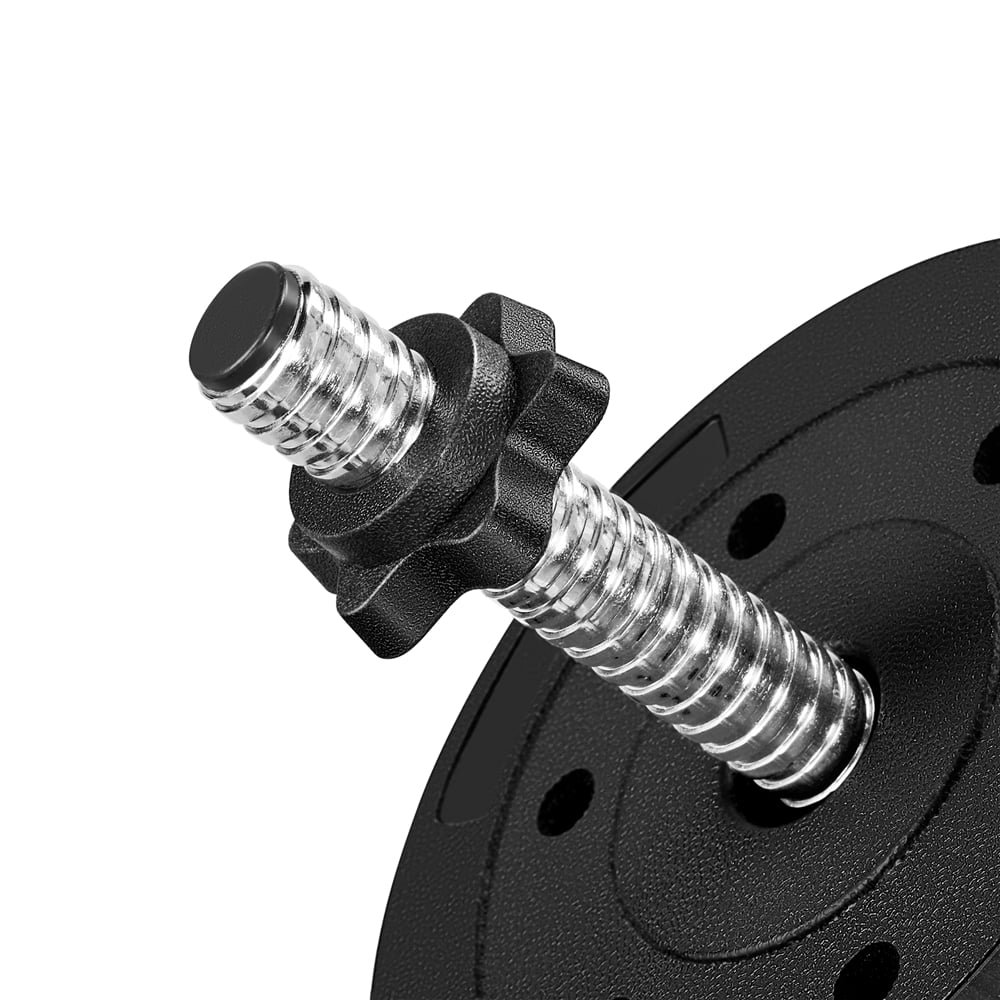66 Lb. Adjustable Dumbbell Set Black Y506186