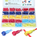180 Pcs Self-Stripping Quick Splice Wire Terminals Kit B39145