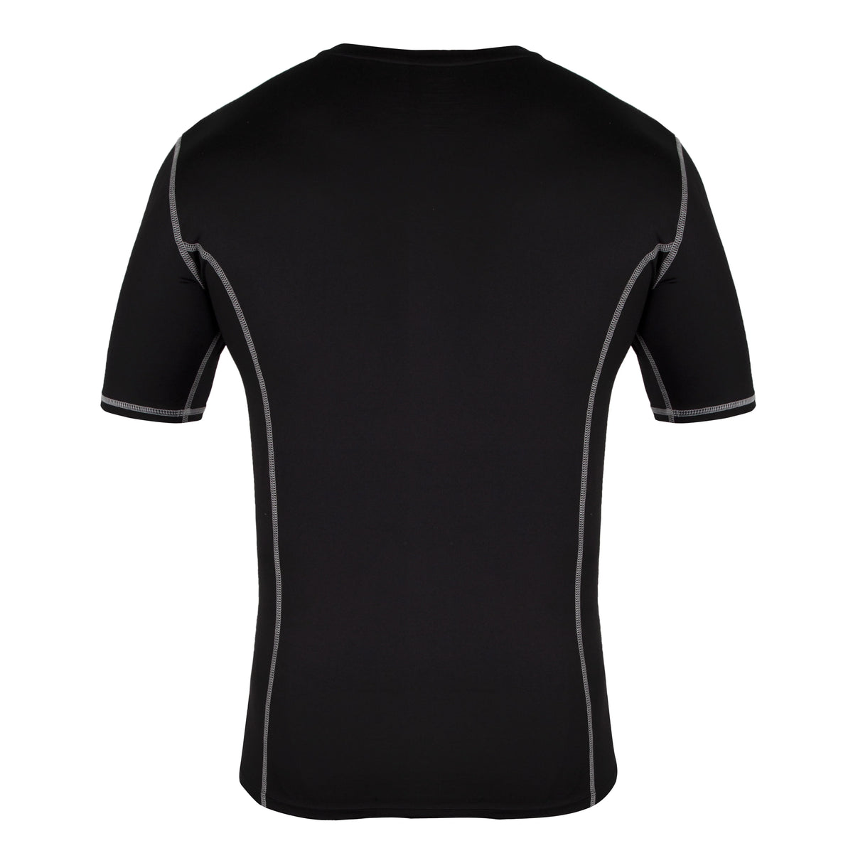 Black Compression Crewneck Tee E9658
