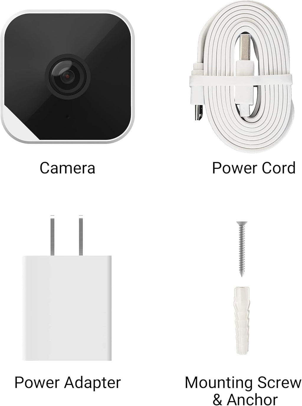 Plug-in Indoor/Outdoor WiFi-Connected Security Camera with Full Color Low-Light Video Z9377