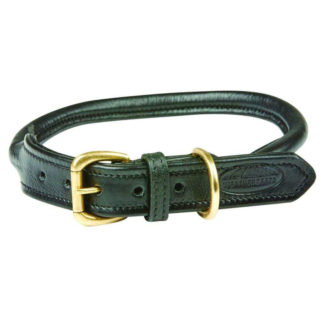 Rolled Leather Dog Collar R184