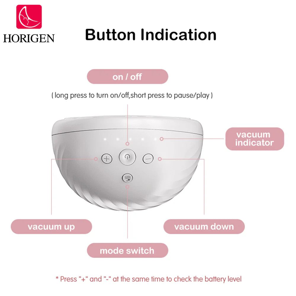 Double White Electric Wearable Breast Pump O645