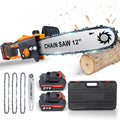 12 inch Cordless Electric Chainsaw with 2 Battery Y356436