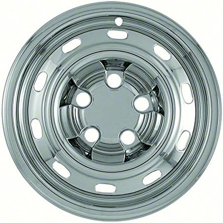 Set of 4 Chrome 17 Hub Cap Wheel Skins L64336