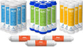 Reverse Osmosis System Replacement Filter Set, 21 Filters, 10 inch N751687