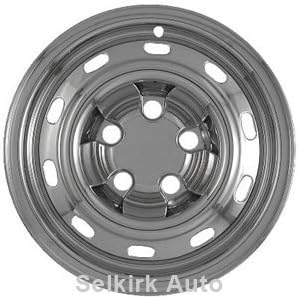 Set of 4 Chrome 17 Hub Cap Wheel Skins L64336
