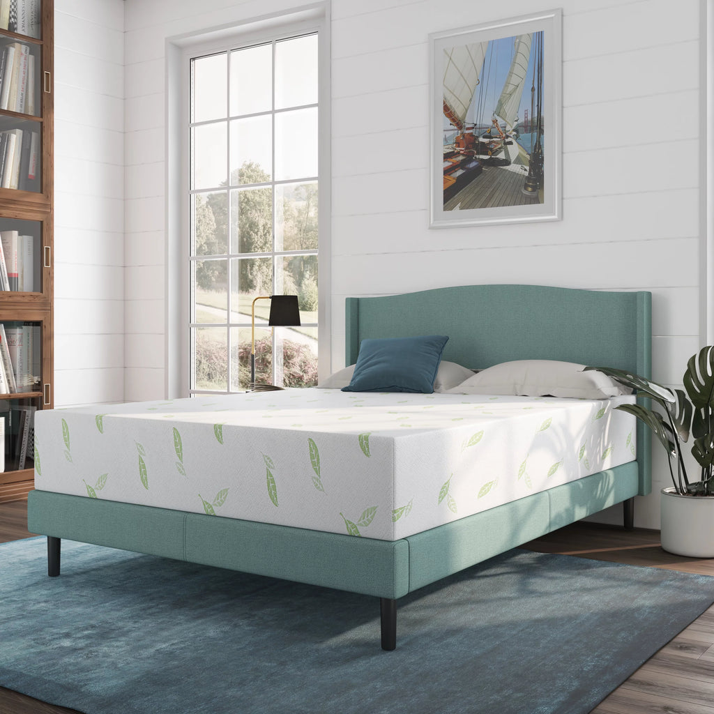 Queen Size Green Tea Infused Memory Foam Mattress F983968