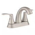 4 in. Centerset Double-Handle High-Arc Bathroom Faucet in Brushed Nickel T8862