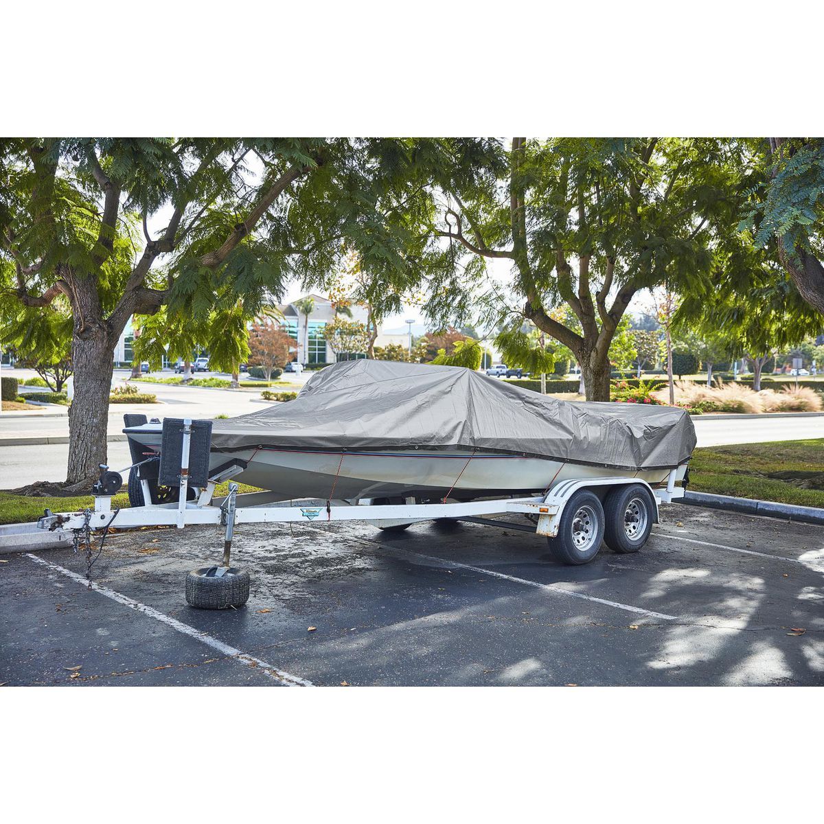 12 ft. x 20 ft. Silver and Black Weather-Resistant Tarp S9061
