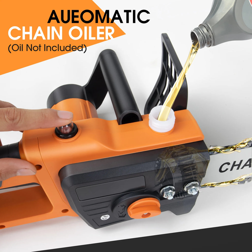 12 inch Cordless Electric Chainsaw with 2 Battery Y356436