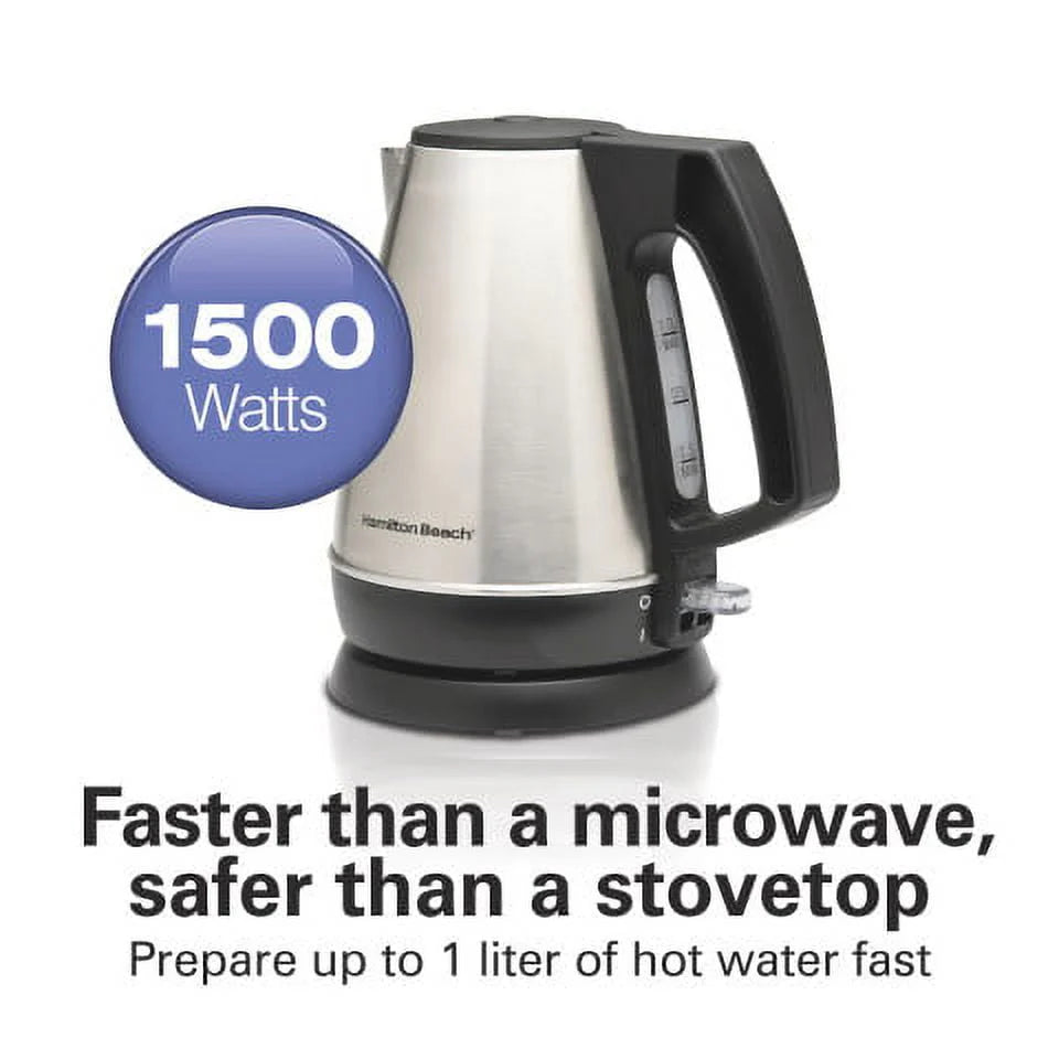 1 Liter Stainless Steel Electric Kettle P320
