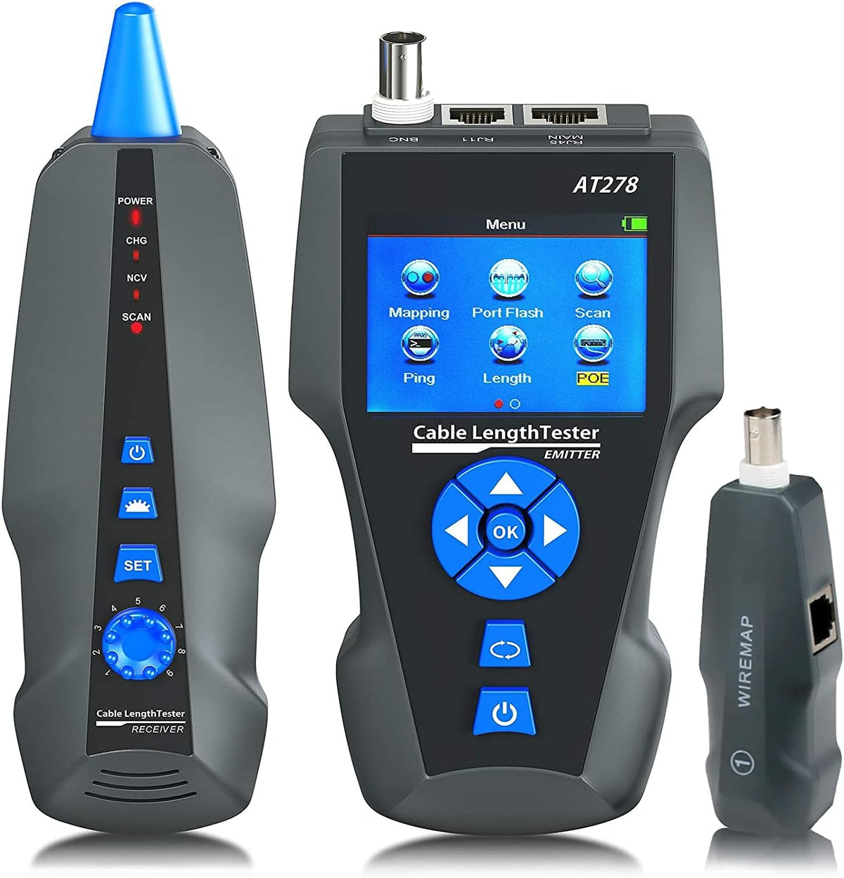 Network Cable Tester with RJ45 RJ11 BNC Y632