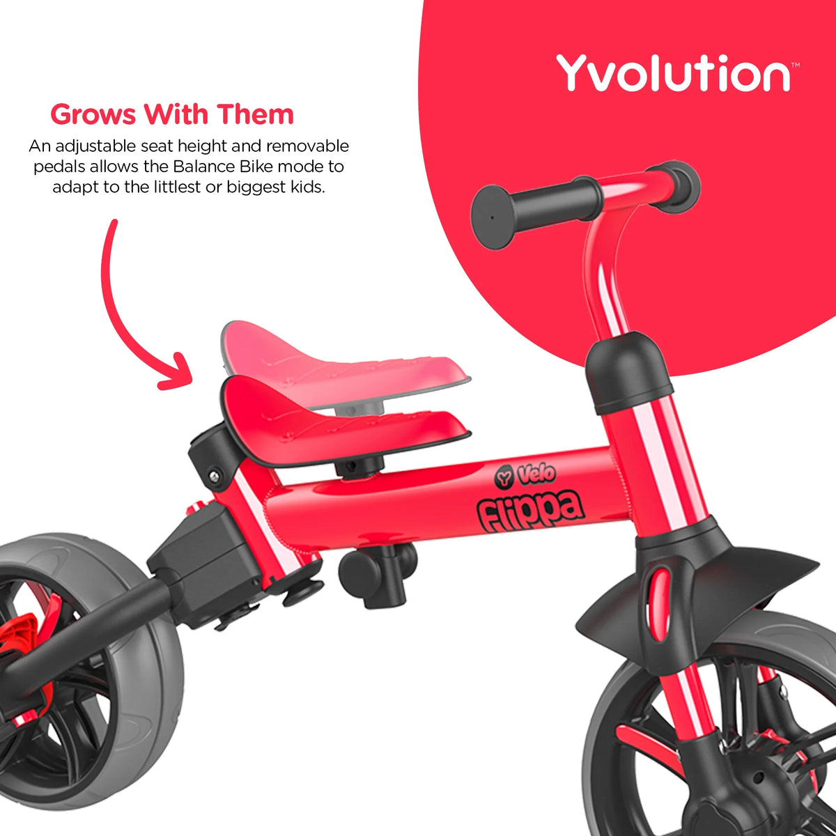 4-in-1 Triicycle to Balance Bike Q569693